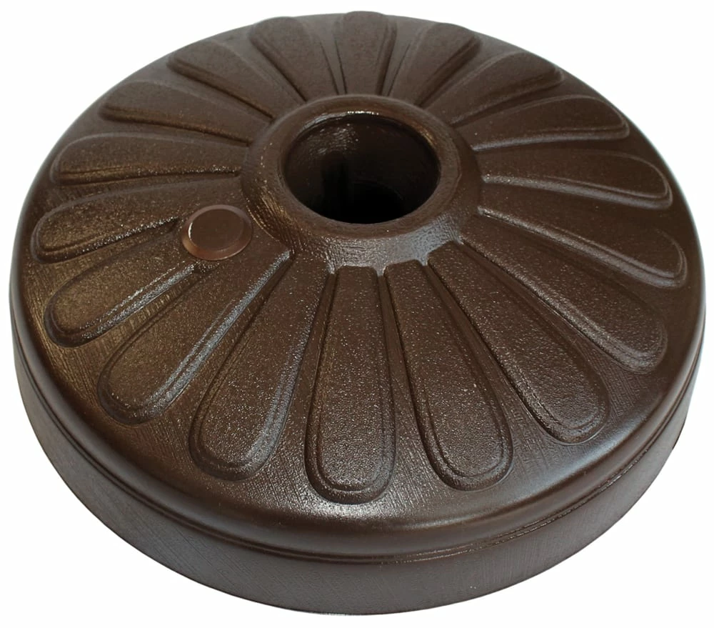 For Living Plastic Patio Umbrella Base/Umbrella Stand, Espresso Finish, 1.5-lb - Image 2