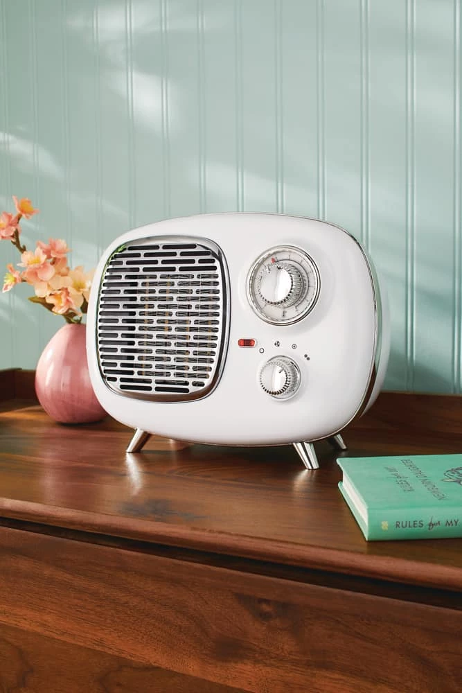 For Living Vintage Desk Portable Space Heater W/2 Settings, 1500W - Image 4