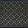 For Living Indoor/Outdoor Vortex Door Mat, Black, 17.5-in X 29.5-in