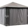 For Living Metropolis Fabric Outdoor/Patio Gazebo Walls For Soft-Top Gazebo, Grey