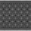 For Living Wellington Indoor/Outdoor Non-Slip Mat, Grey, 18-in X 30-in