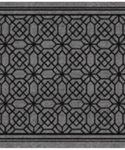 For Living Wellington Indoor/Outdoor Non-Slip Mat, Grey, 18-in X 30-in