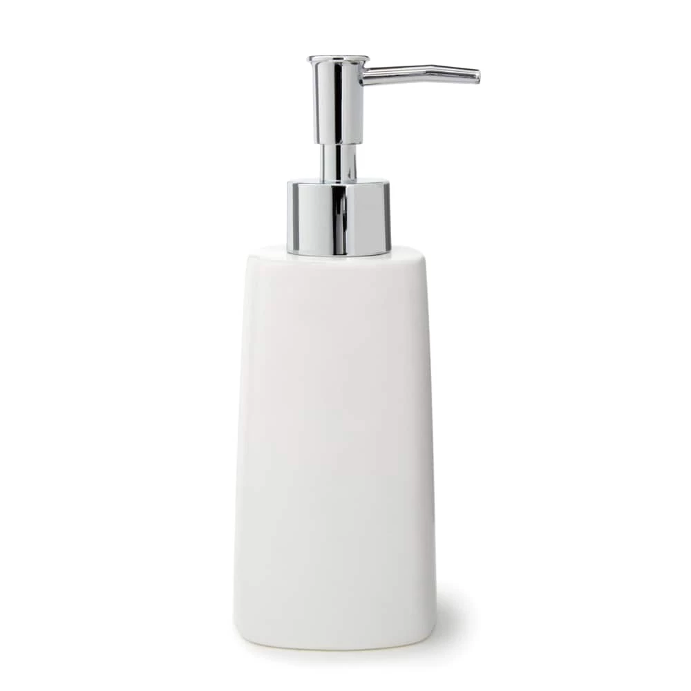 For Living Ceramic Soap Dispenser, White, 290-ml - Image 2
