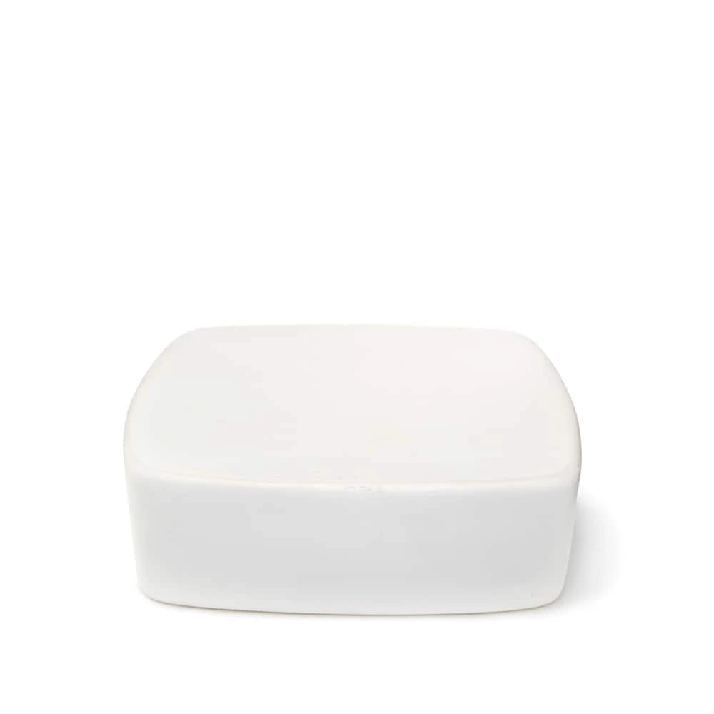 For Living Ceramic Soap Dish, White - Image 2