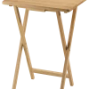 For Living Portable Wood Folding TV Tray/Laptop/Side/End Table