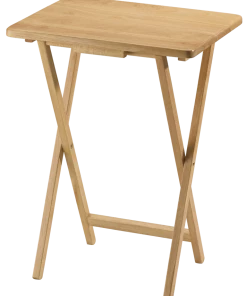 For Living Portable Wood Folding TV Tray/Laptop/Side/End Table