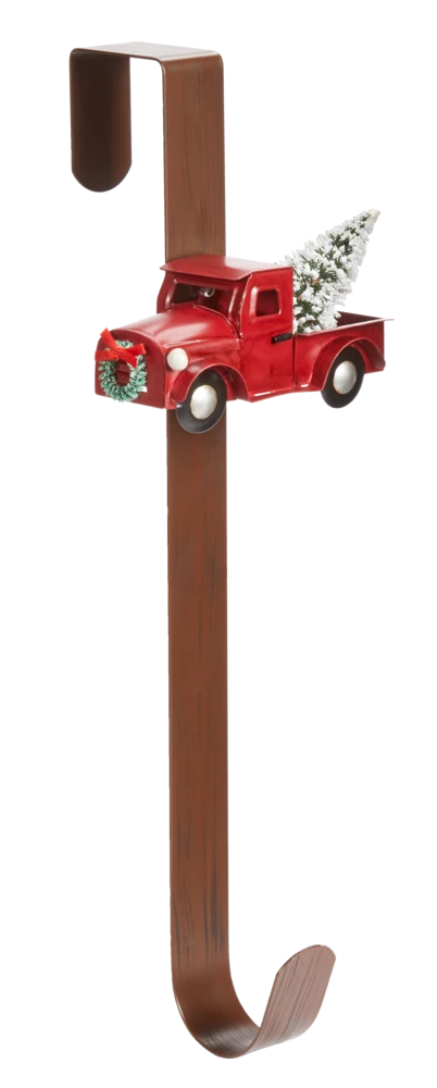 For Living Wreath Hanger, Red Car
