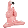 For Living Yoga Flamingo Lawn Ornament, 13.58-in, Pink