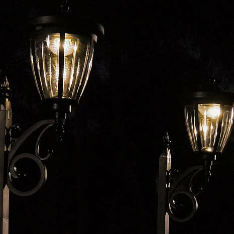 For Living Kambria Multi-Function Outdoor Solar Lamp & Planter, Black - Image 7