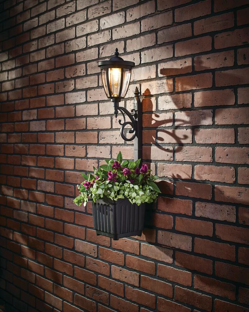 For Living Kambria Multi-Function Outdoor Solar Lamp & Planter, Black - Image 6
