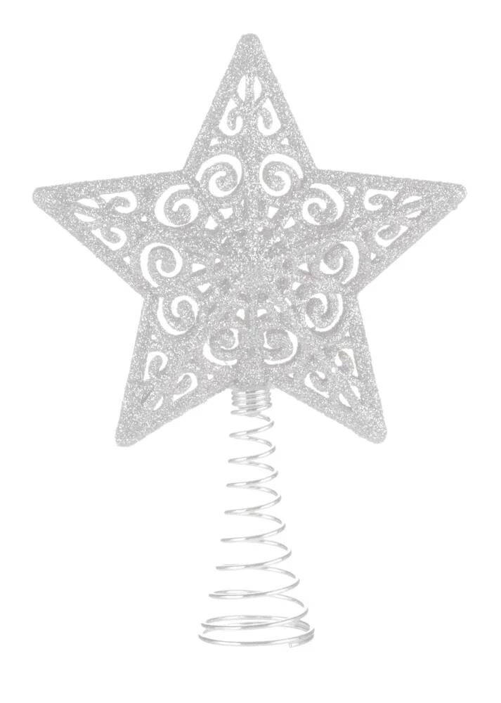 For Living Mini 5-Point Christmas Decoration Tree Star Topper, Assorted Colour, 4-in - Image 2