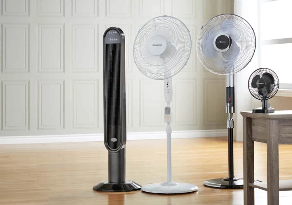 For Living Tilt-Head Table/Desk Fan W/Clip, 2-Speed, Black, 6-in - Image 8