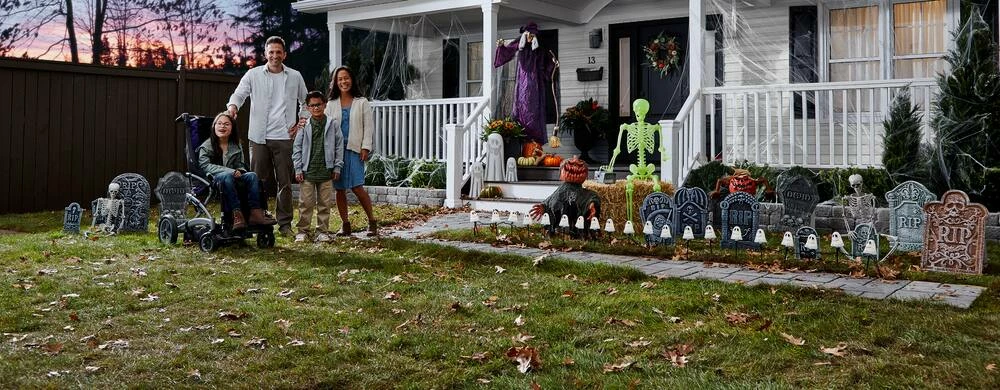 For Living Animated Sound Activated Pumpkin Man, LED Light For Halloween, Black, 19 1/2-in - Image 4