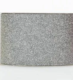 For Living Christmas Glittering Metallic Ribbon, Assorted Colour, 4 1/2-in