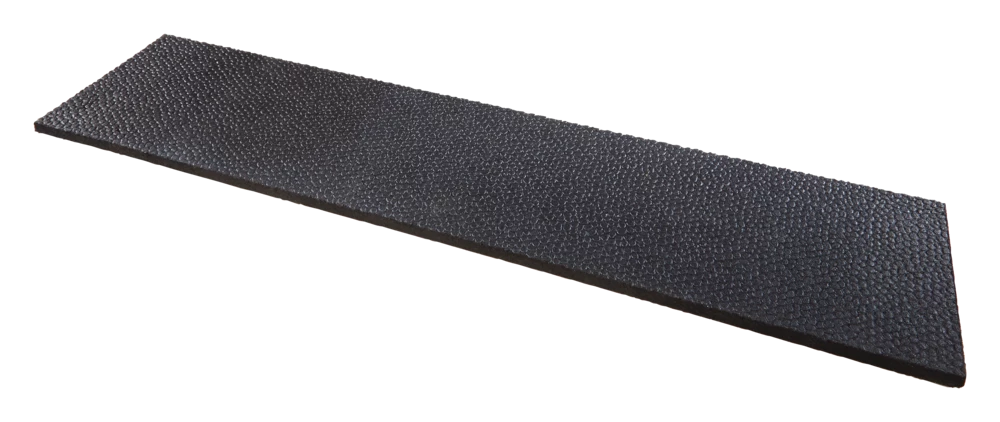 For Living Rubber Indoor/Outdoor Stair Tread, Black, Assorted Sizes