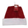 For Living Deluxe Christmas Decoration Santa Hat, One Size, Red, 17-in