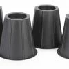 For Living Plastic Round Bed Risers, 4-pk, 5.5-in