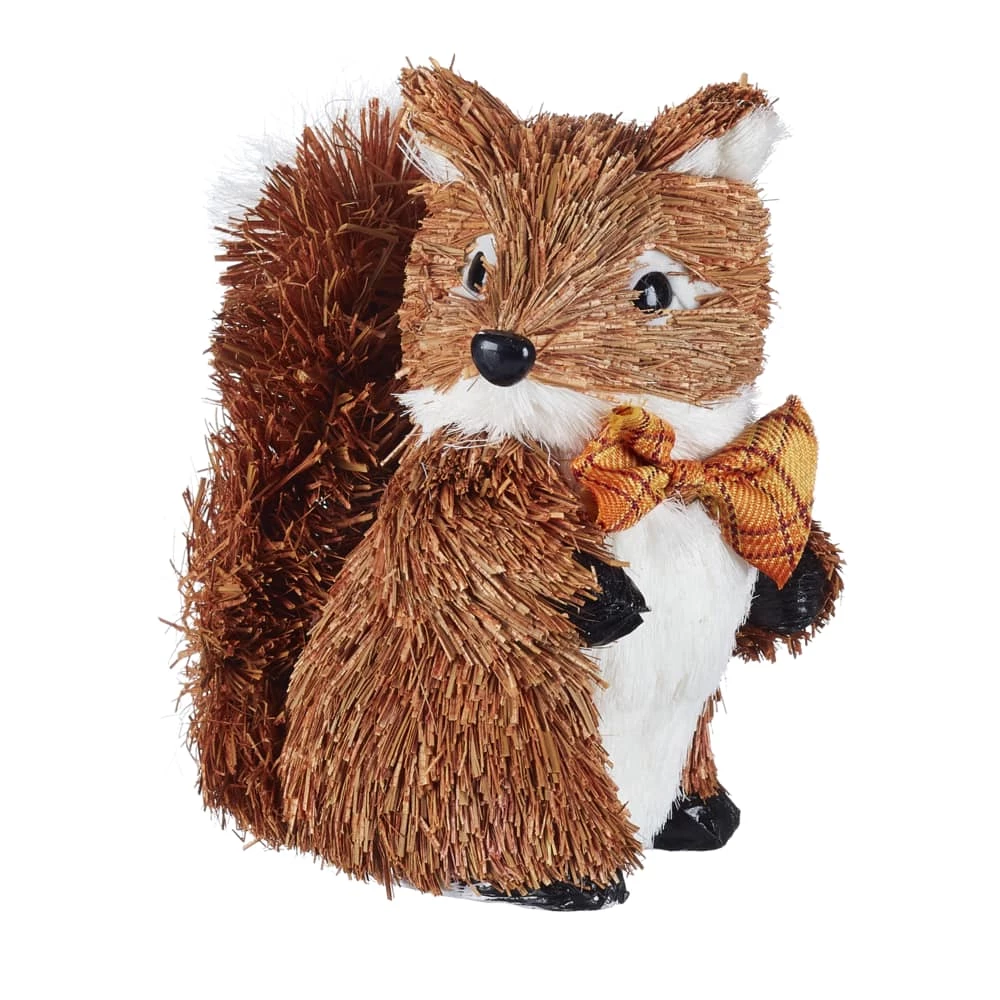 For Living Lightweight Sisal Animals, Holiday Table Decorations, Assorted Styles, 5 1/4-in