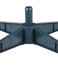 FOR LIVING Artificial Plastic Christmas Tree Stand, Easy Set Up, Up To 7.5-ft Tall, Green