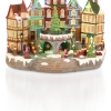 For Living Miniature Christmas Village Town Scene Decoration Set, 12 4/5-in