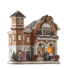 For Living Christmas Village Scene Post Office Decoration Set, 9-in