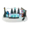 For Living Christmas Village Skating Rink Decoration Set, 11-3/8-in