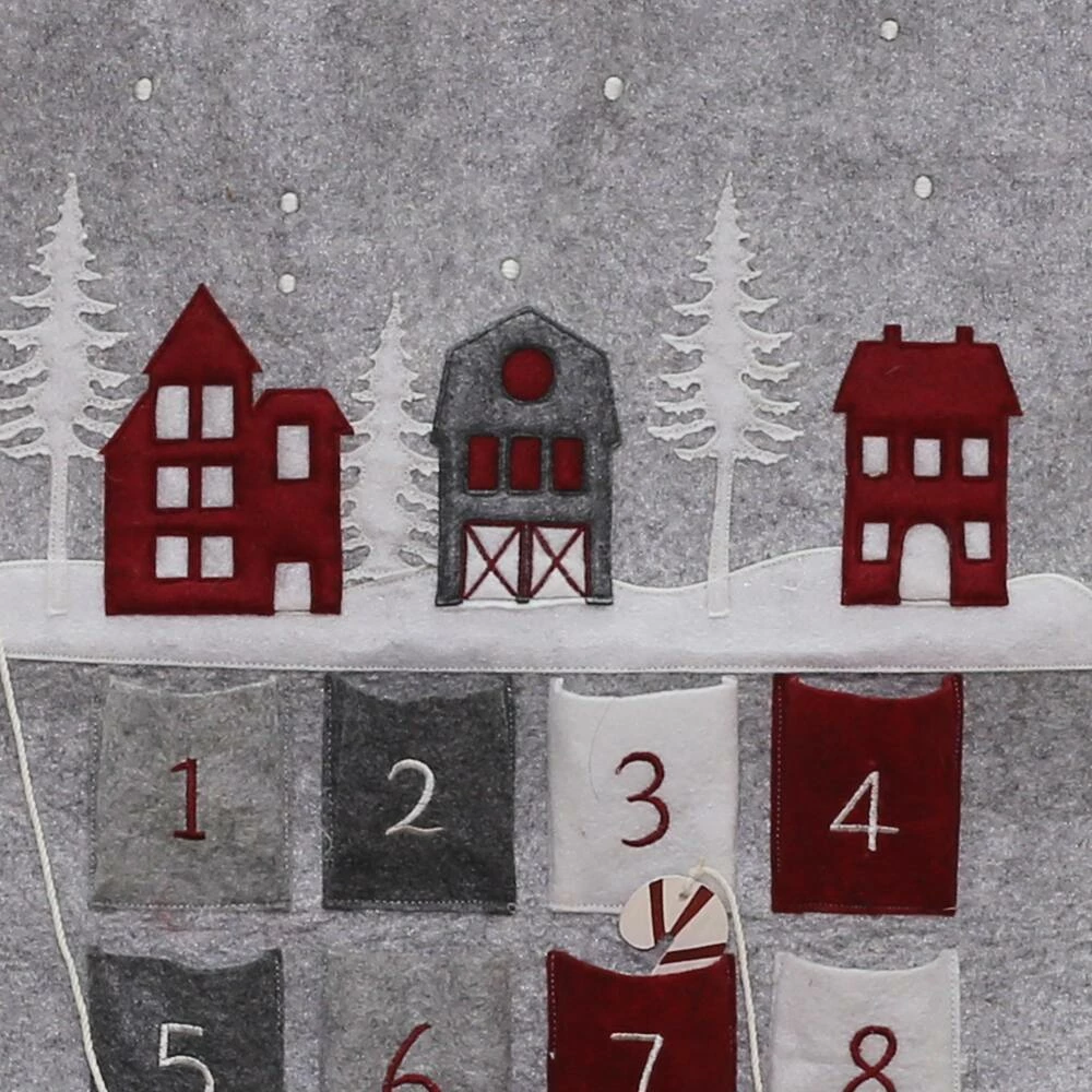 For Living Fabric Decoration Wall Advent Christmas Countdown, 31 1/2-in - Image 2