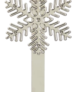 For Living Wreath Hanger, Silver Snowflake
