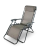 For Living Sling Zero Gravity Chair/Recliner W/ Headrest, Brown