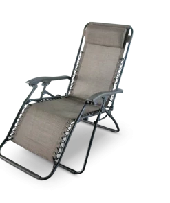 For Living Sling Zero Gravity Chair/Recliner W/ Headrest, Brown